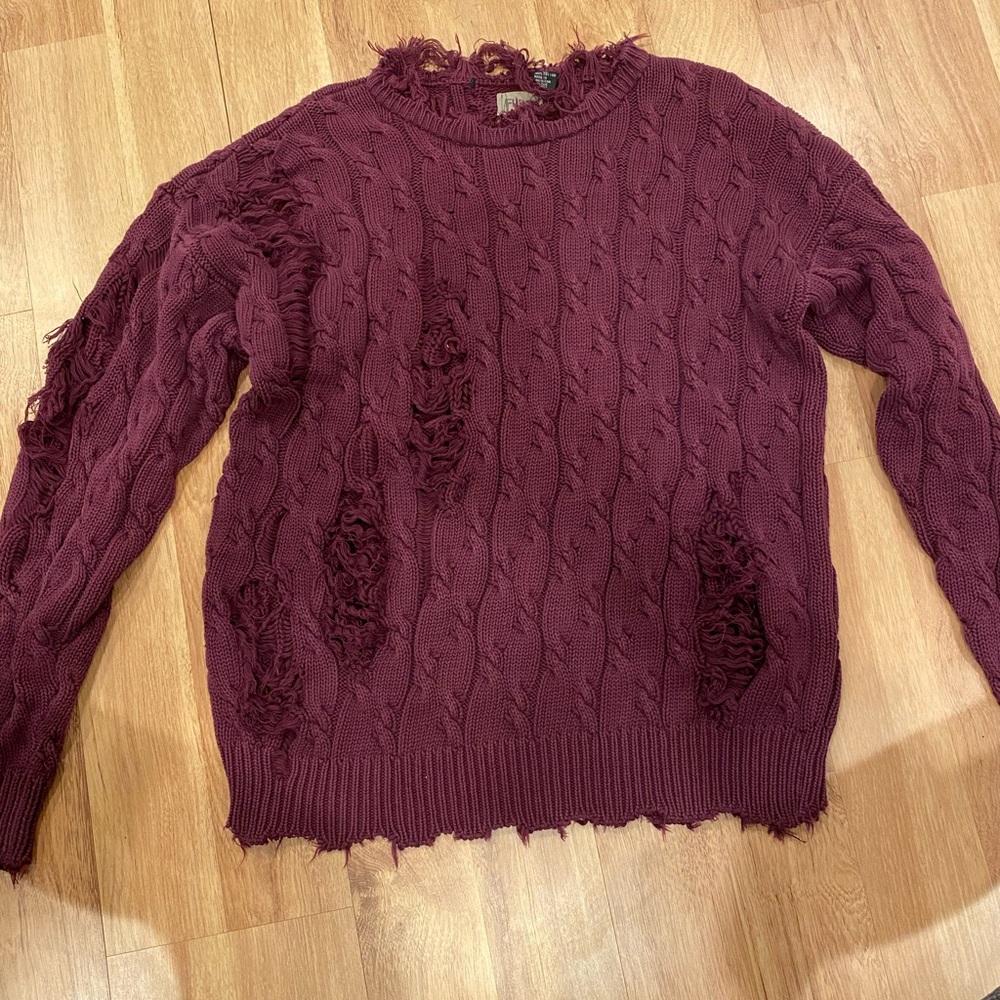 LF ripped sweater
